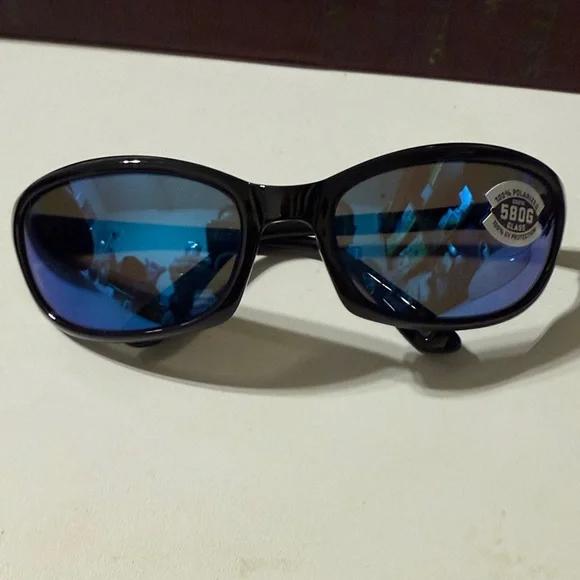 Costa Harpoon Black and Blue Sunglasses - Picture 1 of 5